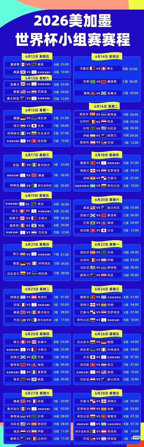 2026世界杯直播高清版完整安排在哪里看 2026世界杯直播高清版完整安排在哪里看